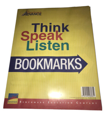 Benchmark Advance Education Company, Think Speak Listen Bookmarks NEW SEALED