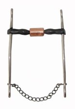 SALE Western Sweet Iron Curb Bit with Copper Roller 5 Inch or 5.5 Inch Sizes