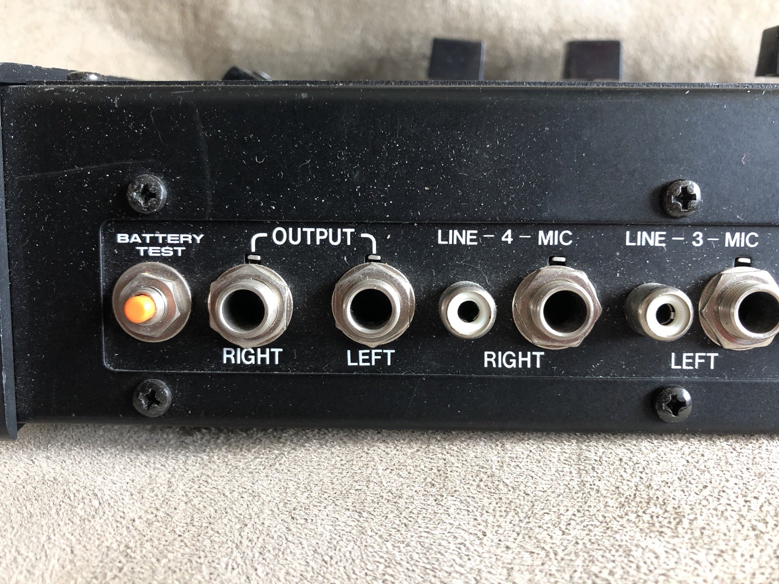 Buy Realistic 4 Channel Stereo Microphone Mixer Model 32-1105a online | eBay