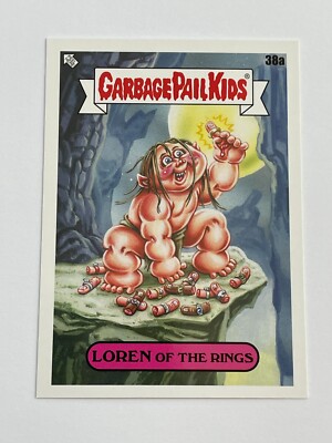 2022 Topps Garbage Pail Kids Book Worms #38a - Loren of the Rings