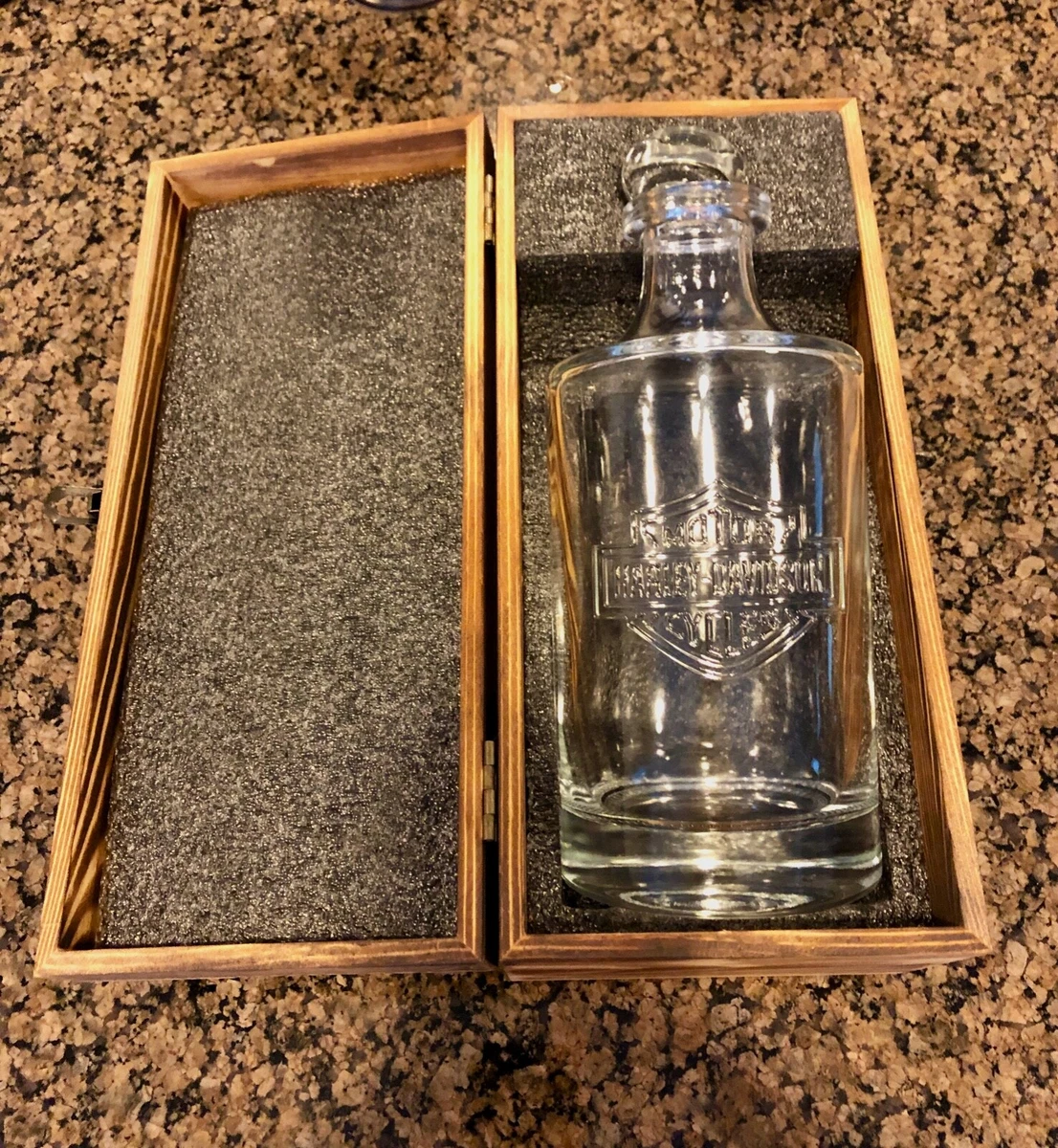 Harley davidson decanter set deals