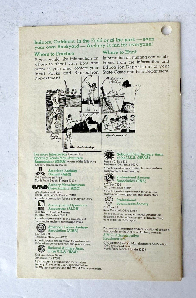 Catalogue Fred Bear Archery Vintage 1992 Catalogue Tir à L'Arc Fred Bear Vintage Original - Édition 1992 - Occasion Excellent État Documentation Chasse à L'arc Vintage
