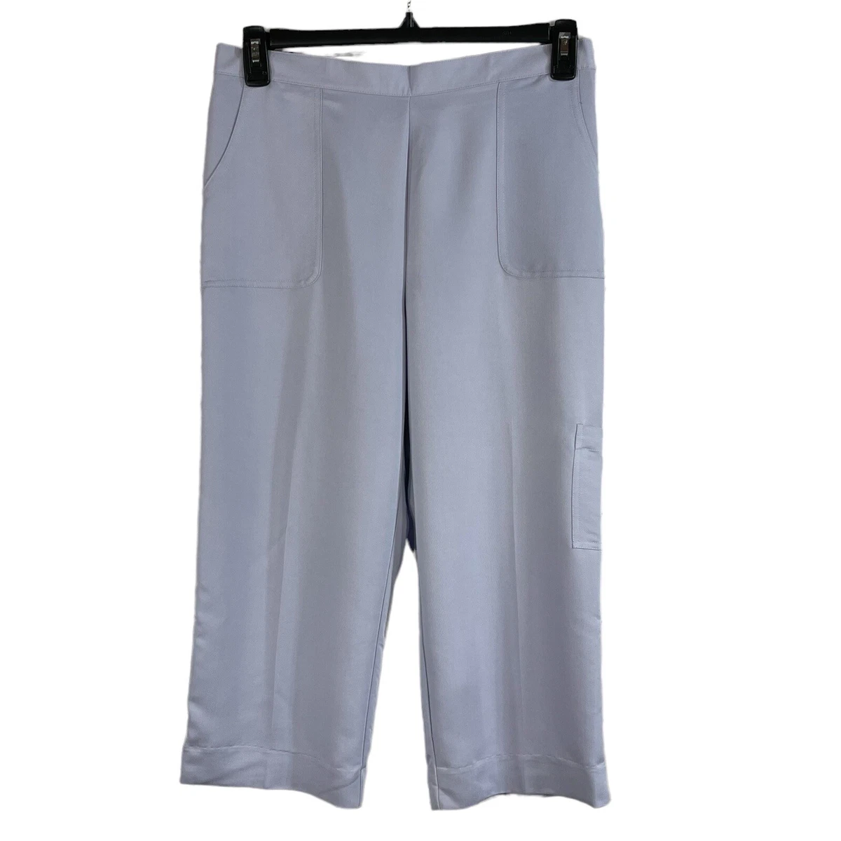 Alfred dunner capris elastic deals waist