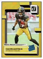 Calvin Austin III RC 2022 Donruss Rated Rookies Press Proof Premium #33 ID:59824