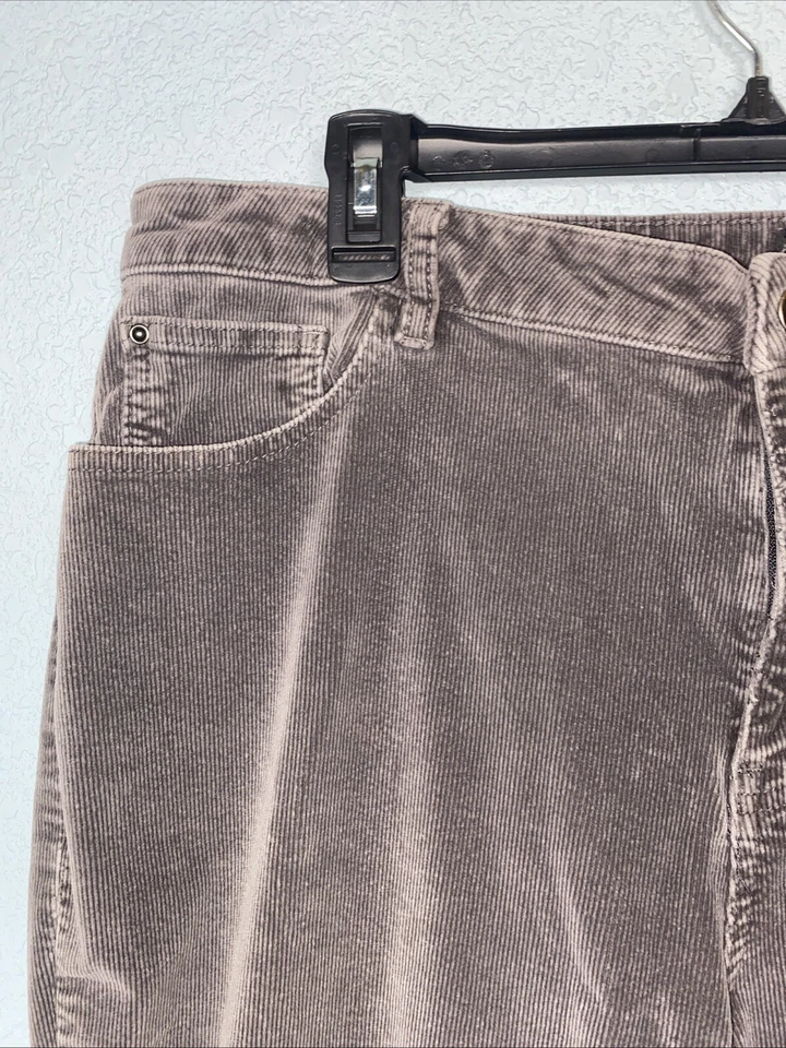 Long Tall Sally Gray Corduroys Womans Size 16 Tall 39x34 - Image 4 of 4