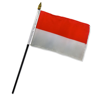 Monaco 4''x6'' Flag Desk Table Stick 100D