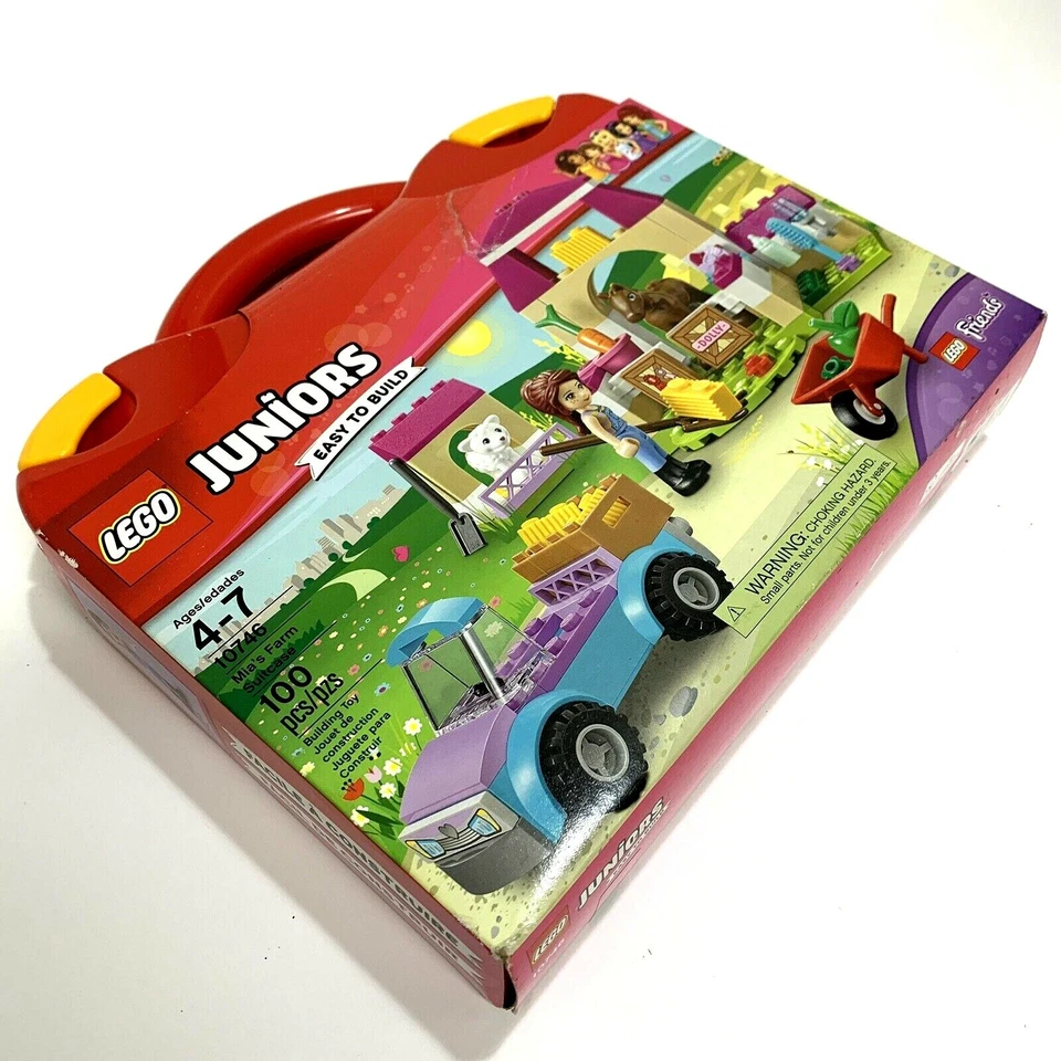 LEGO Juniors Mia's Farm Suitcase Building Toy 10746, 100 pcs NIB for 4-7 years - Image 3 of 4