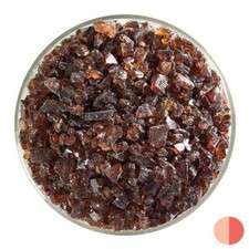 Bullseye Glass Frit Carnelian Coarse Transparent 5oz. 90 COE