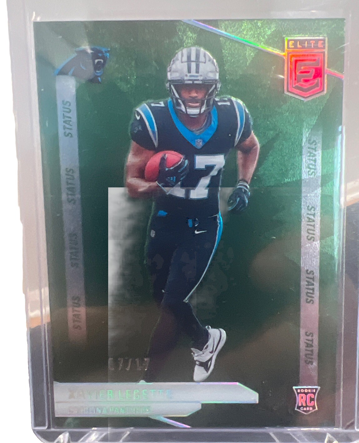 Xavier Legette 2024 Panini Donruss Elite #113 Rookie Green Status RC /17