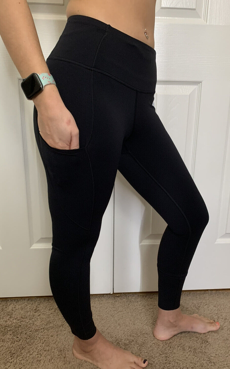 Lululemon high rise align leggings i've had these - Depop