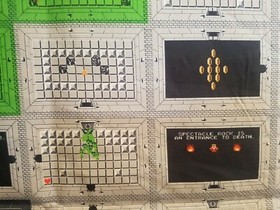 Legend of Zelda Dungeon  Maps (all 9) banner 40x60" tapestry 8 bit classic NES