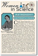 Cecilia Payne-Gaposchki - NEW Women in Science Astronomy - Classroom POSTER