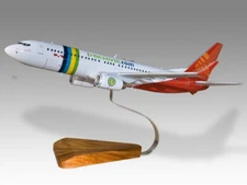 Boeing 737-800 Transavia Desk Wood Airplane New Model Large Scale 1/100