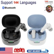 144 Languages Translator Earbuds Real Time AI Translator Earphones Smart Voice