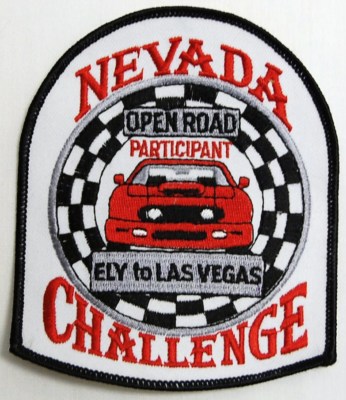 NEVADA OPEN ROAD CHALLENGE Race Ely to Las Vegas Participant Jacket Patch