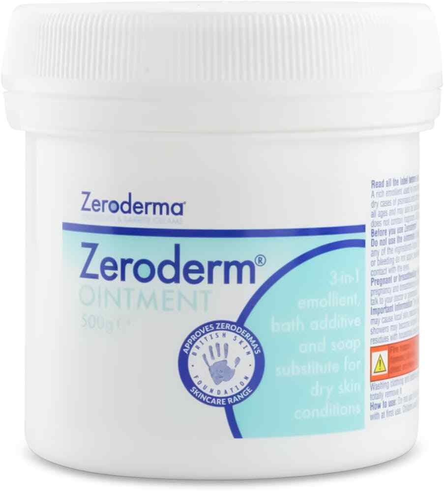 Zeroderm 3in1 Rich Emollient Ointment and Bath Additive Large 500g Tub - Image 9