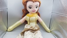 Disney Princess Belle Stuffed Animal 24" soft plush with damage