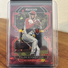 2022 Prizm Draft Picks Baseball Base #PDP161 Tyler Schweitzer 5/23 Rookie 