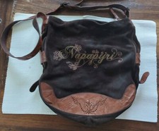 Napapijri borsa a tracolla Haida marrone, camoscio/pelle, gt. Condizioni