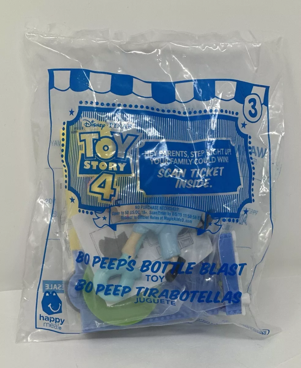 NEW MCDONALDS TOY DISNEY PIXAR TOY STORY 4 BO PEEPS BOTTLE BLAST