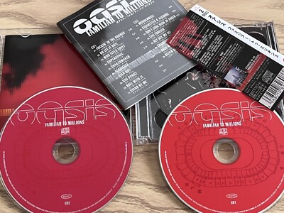 Oasis Familiar to Millions Japan OBI 2CDs (2000) Live Britpop