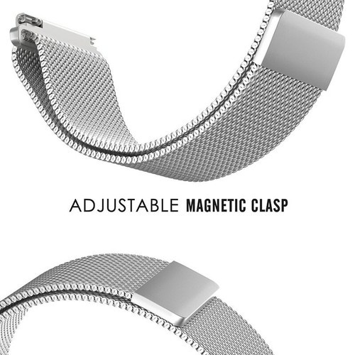 Mesh Watch Strap Milanese Magnetic Stainless Steel Watch Band Speed Pins - Picture 4 of 4