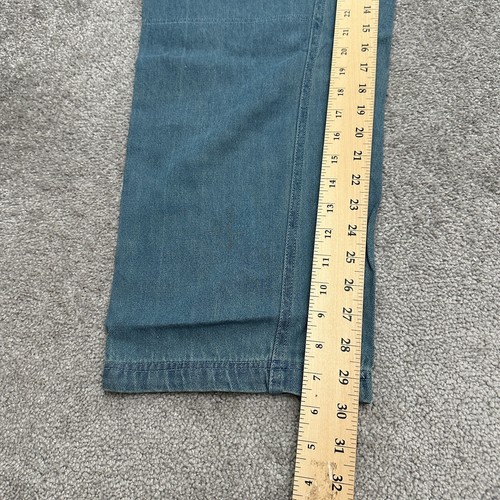 Woman Within Modern Fit Cargo Denim Jeans Womens 16W Blue Straight Elastic 34x29 - Picture 10 of 13