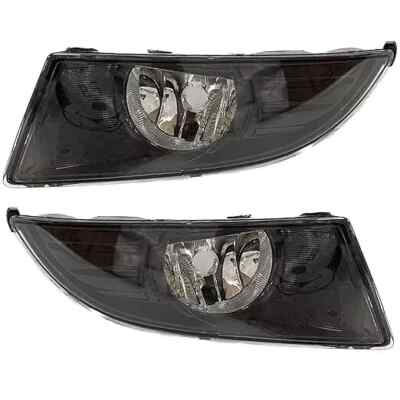 Fog Lamp set for Skoda Rapid (Pair) BLACK 2011-2023 | Halogen