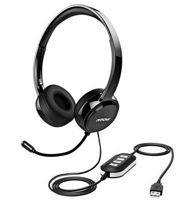 50 x MPOW Wired USB Headset Neu PA071A