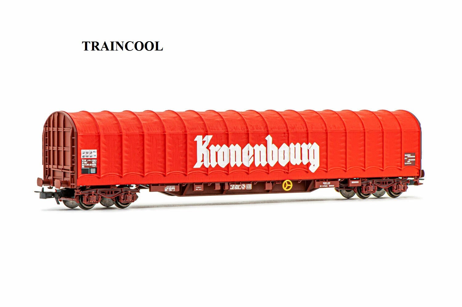 Coffret de 2 wagons bâché à 2 essieux Citroën SNCF type Kijls K70, ép