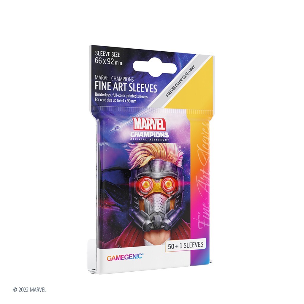 Обложки Star-Lord Art 50 ct GameGenic Marvel Champions NEW 2090₽