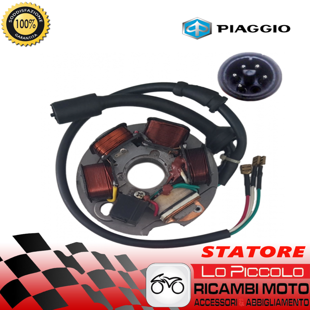 Magneto Stator Kit Pin OEM Quality Piaggio Ape 50 FL TL6T 1989