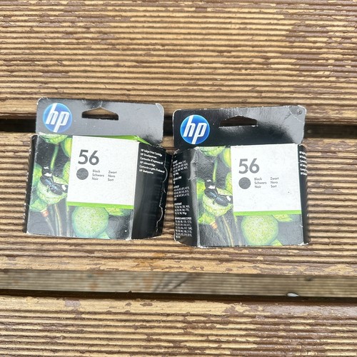 GENUINE HP 56 BLACK X2 - 57 TRI-COLOUR INK CARTRIDGES