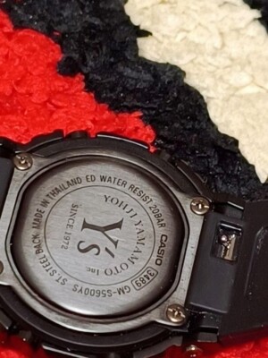 Y's ワイズ ヨウジヤマモト G-SHOCK GM-S5600YS-1JR Casio G-SHOCK x Y`s GM-S5600YS-1 - Yohji Yamamoto - 4K - YouTube