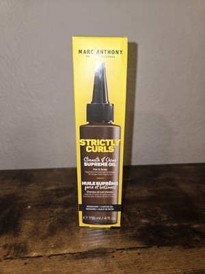 NEW, MARC ANTHONY STRICTLY CURLS STRENGTH & SHINE SUPREME OIL FOR HAIR & SCALP