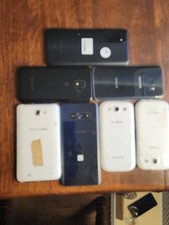 Samsung Galaxy Phone Lot Of 7 for Parts Not Working As Is