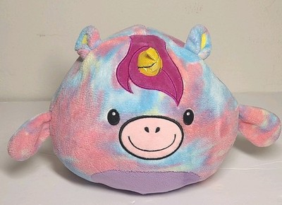 Huggle Pets Animal Rainbow Magical Unicorn Hoodie One Size Purple Fleece