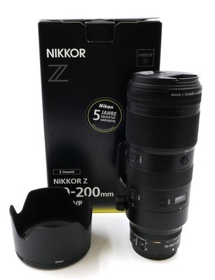 NIKON NIKKOR Z 70-200MM F/2,8 VR S, NEUWERTIGER ZUSTAND