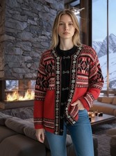 Nordstrikk Norwegian WOOL SWEATER Ski Metal Clasp Women's / Uni Small