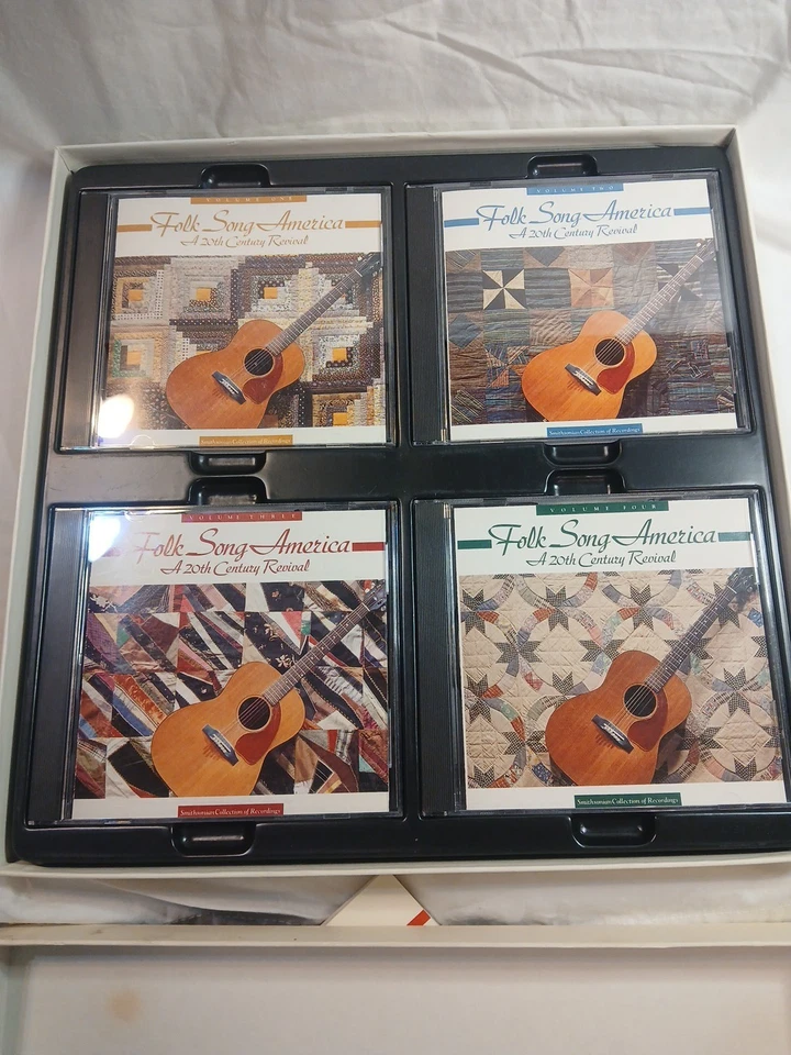 Folk Song America A 20th Century Revival 4CD Box Smithsonian 106 Pg Booklet 1990 - Image 4 of 4