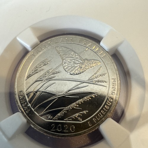 2020 S Tallgrass Prairie Preserve America The Beautiful NP Quarter 25c NGC MS 67 - Bild 2 von 4