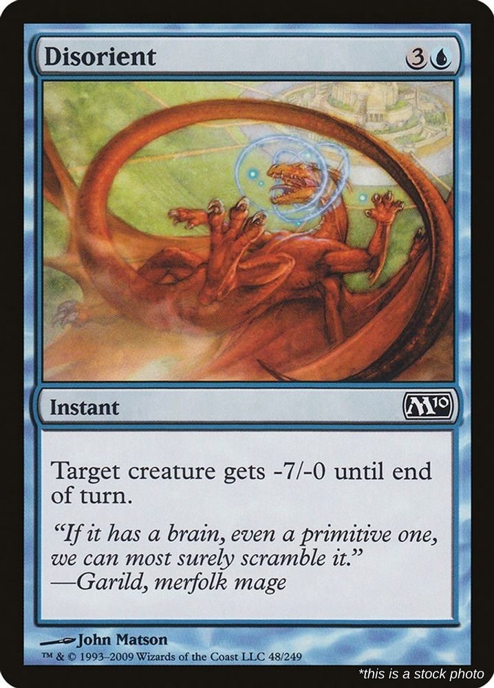 Disorient (M10 48), Foil, Magic 2010 (M10), MTG