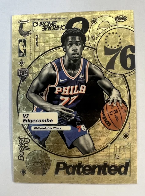2025-26 Topps Chrome VJ Edgecombe R/C Patented Superfractor Case Hit 1/1🔥🔥🔥