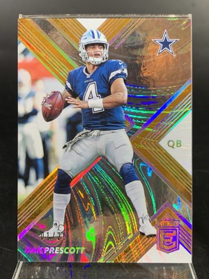 2017 Elite Orange #24 Dak Prescott 01/25 Cowboys