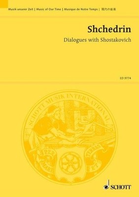 Dialoge mit Schostakowitsch Studienpartitur Orchester Schtschedrin Symphonische Etüden Sch