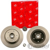 2X TRW Bremsscheiben 270Mm Voll Hinten Passend FÜR Renault Megane ScÉNic |