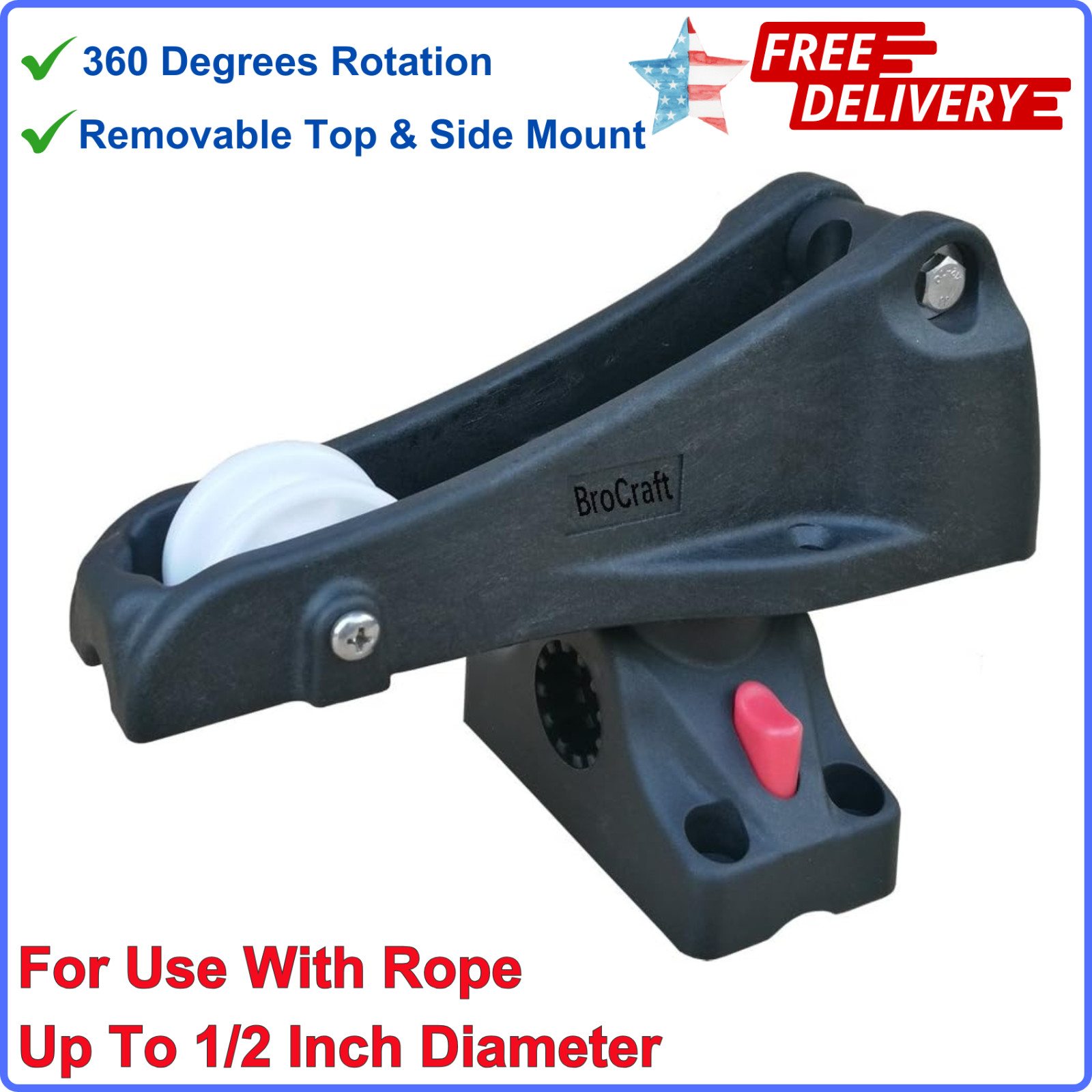 /canoe Anchor Lock System, 360 Degrees Rotation For Canoe Ka