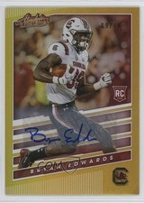 2020 Panini Chronicles Draft Picks Gold Signatures 9/10 Bryan Edwards Auto 1m1f