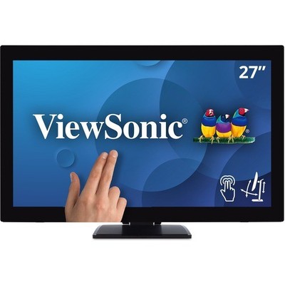 ViewSonic TD2760 27  1080p Ergonomic 10-Point Multi Touch Monitor with RS232, HD