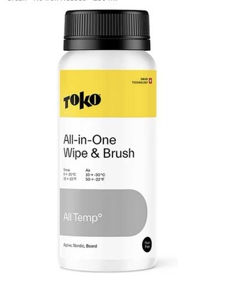 Toko All-in-One Bike Wipe & Brush Kit 250ml | Bike Cleaning & Maintenance Tool